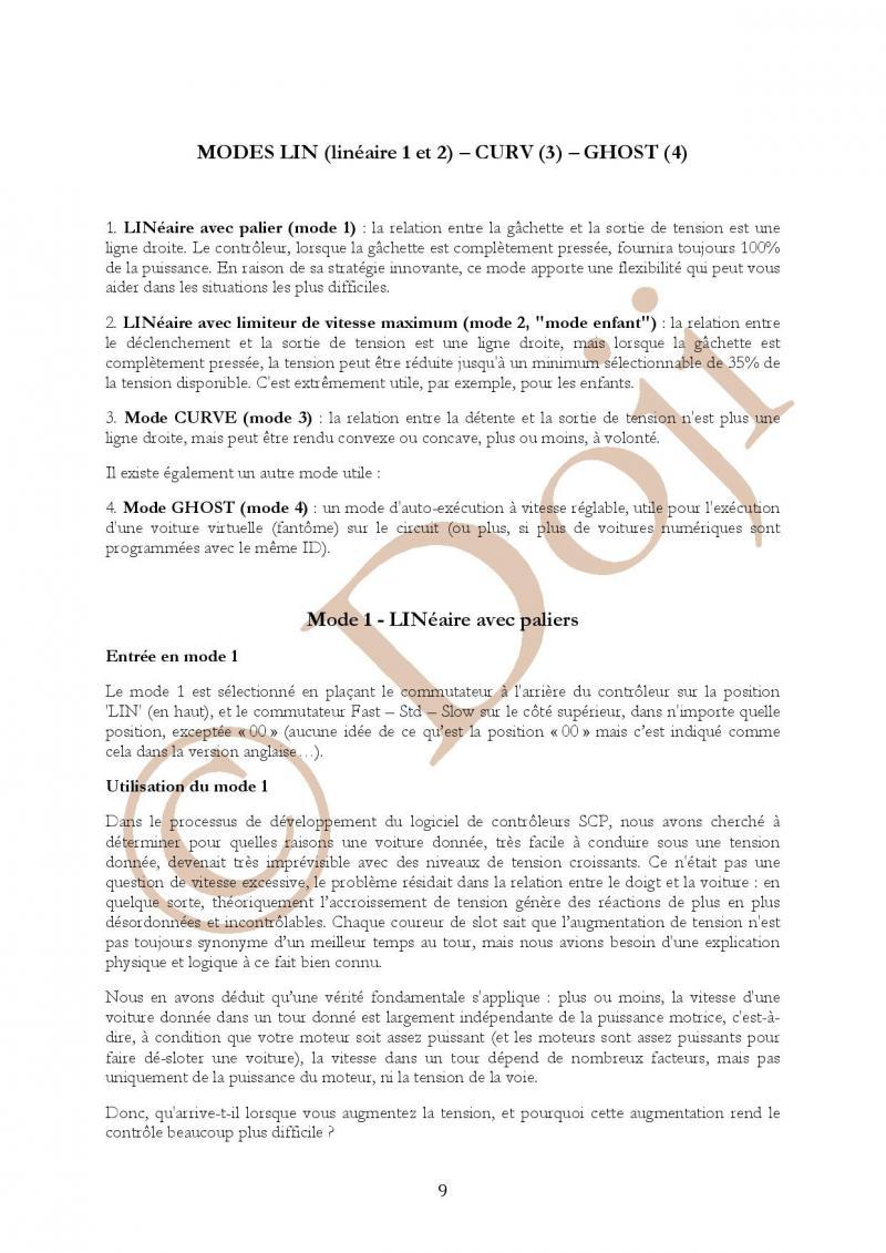 Manuel en français Poignée SLOT IT SCP-2 page 9/23