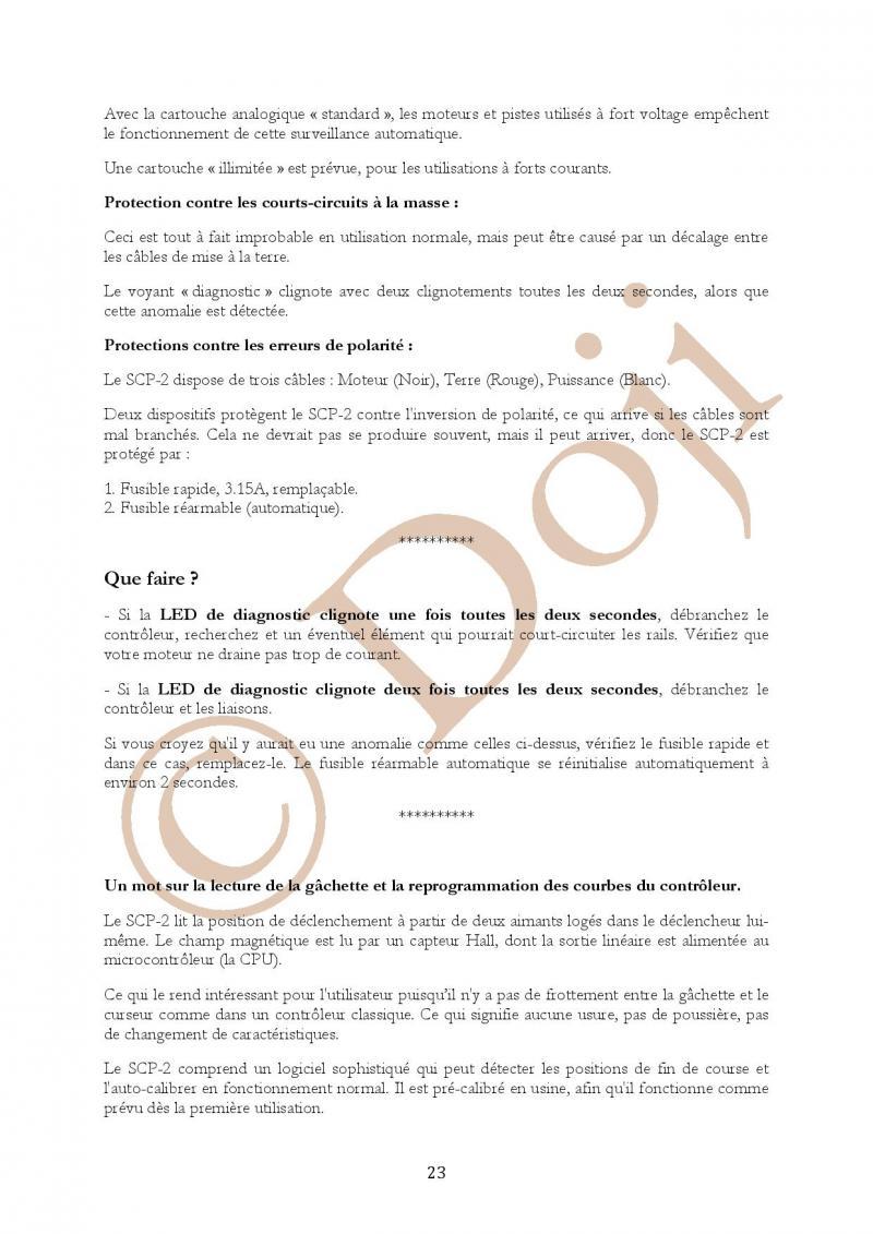 Manuel en français Poignée SLOT IT SCP-2 page 23/23