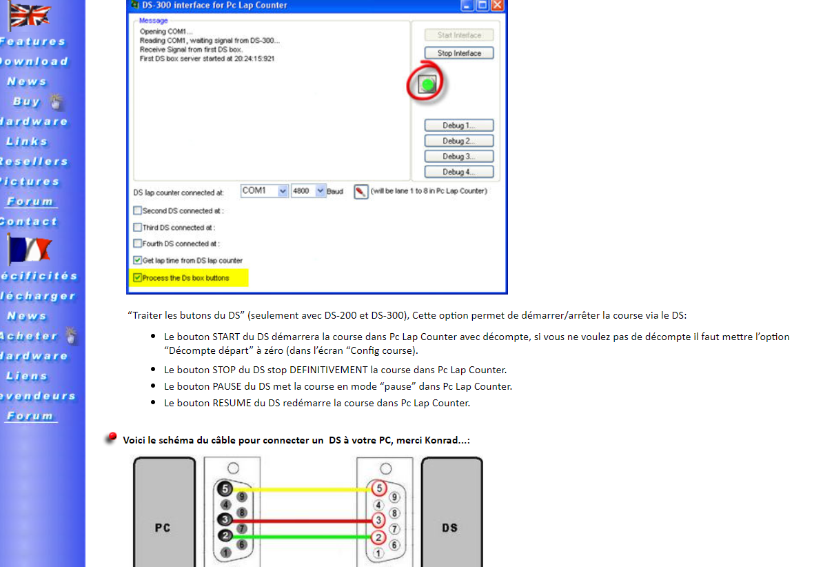 Traiter les boutons du DS
