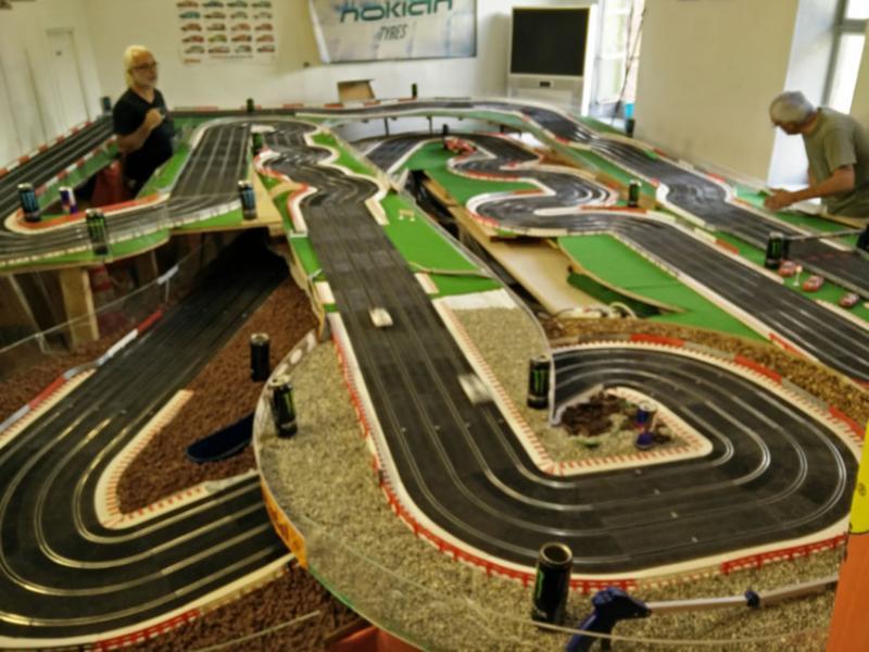 Superbe circuit 4 pistes Ninco gestion DS Racing
