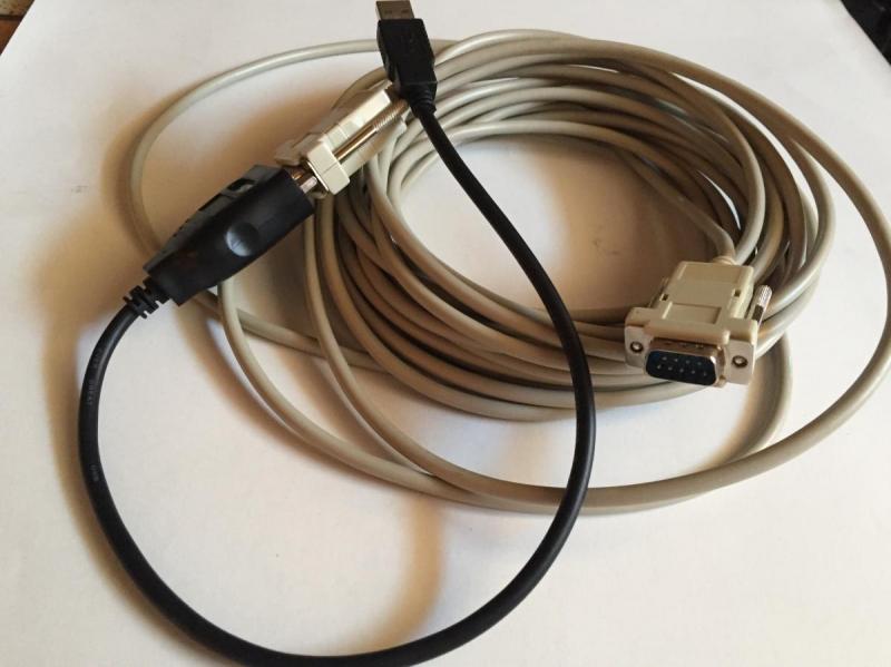 Câble RS232 et adaptateur USB
